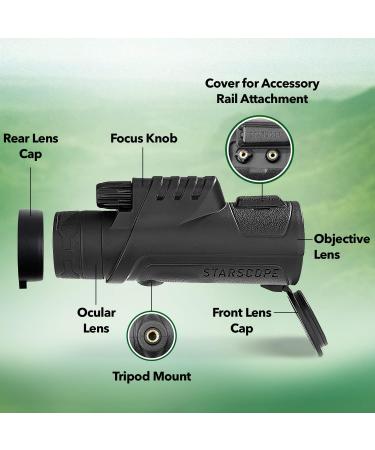 STARSCOPE Monocular Telescope G3 Smartphone PRO Bundle - 10x42 Monocular Telescope for Smartphone Kit | BAK4 Prism HD Mini Monocular Telescope with Tripod  Phone Scope Mount  and Accessories Pro smartphone Bundle - Buy Online on SooperMarket.com