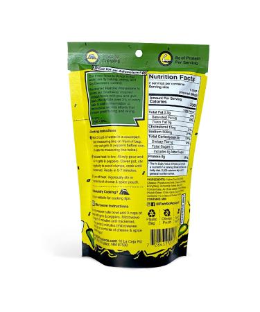 Spicy Jalapeno Yellow Corn Grits with Hatch Green Chile & Garlic Cheddar - 6 Pack | Easy Meal & Camping | Just Add Water for Authentic New Mexico Hatch Chile Flavor - Buy Online on SooperMarket.com