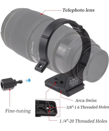 Runshuangyu Metal Tripod Collar Mount Ring 1/4 for Sigma APO 70-200mm F2.8 II EX DG Macro HSM - 71mm Ring Diameter - Buy Online on SooperMarket.com