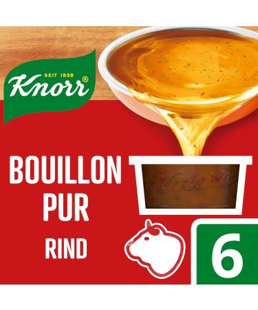 Buy Knorr Bouillon Pur with Beef - Flavorful Beef Broth 6x28g | International Shipping Available - Buy Online on SooperMarket.com
