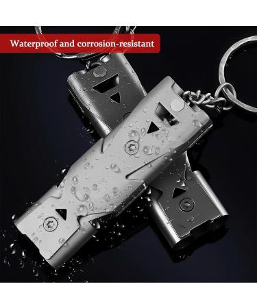 Usysgt Emergency Calls Signal Pipe - 2 Loud Safety Pipes with Key Rings for Dog Walking Training & Outdoor Adventures - Buy Online on SooperMarket.com