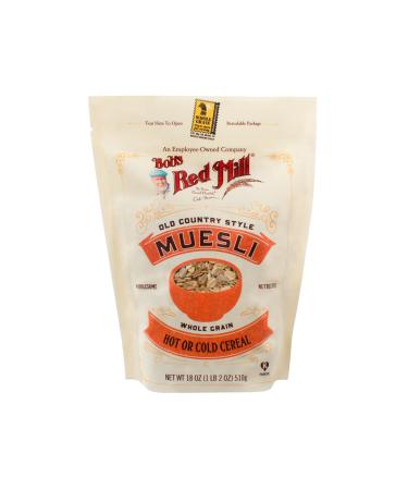 Bob's Red Mill Cereal Muesli, 18-ounce Bags (4 Pack)