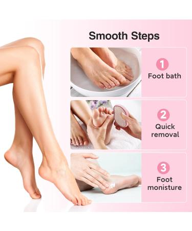 Subay Glass Foot File Callus Remover for Feet Foot Scrubber for Dead Skin Dry Cracked Feet Portable Pedicure Tools for Wet and Dry Feet - Buy Online on SooperMarket.com