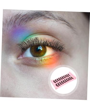 POPETPOP 10 Pairs Fake Eyelashes 7d Fiber Russia European and American - Buy Online on SooperMarket.com