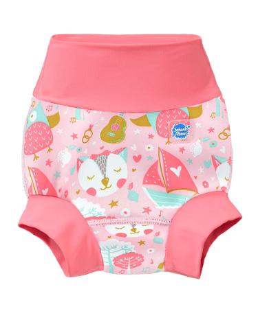 Splash About Baby & Toddler Happy Nappy Reusable Swim Nappy Owl & the Pussycat 2-3 Years