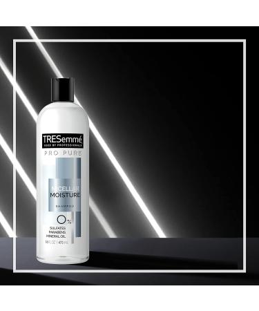 TRESemm Pro Pure Daily Moisture Shampoo 16 oz - Pack of 4 | Paraben & Dye Free | Micellar Moisture Formula - Buy Online on SooperMarket.com
