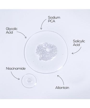 Hanhoo Pore Serum with Niacinamide | Gently Exfoliating Serum for Oily & Acne-Prone Skin | Clogged Pores Solution with Glycolic & Salicylic Acid | 1.01 Fl. Oz - Buy Online on SooperMarket.com