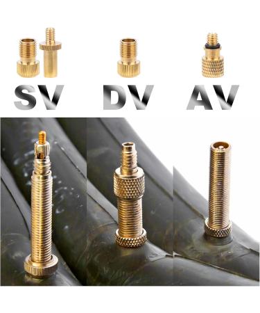 Ukofew 30-Piece Bicycle Valve Adapter Set - Universal DV SV AV Accessories for All Bike Valves - Buy Online on SooperMarket.com