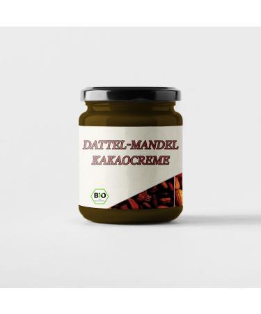 Mynatura bio almond-dattel cocoa cream i datelcrae i kocao i almond i dates i creamy i spread i almondmus i hearty sweet i in the glass (2x 500g glass)