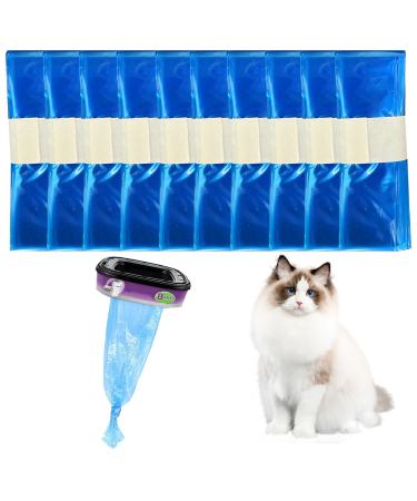 Cat Litter Refills Bag Compatible with Your Standard and Plus Genie Litter Disposal Refill Cartridge Generic Litter Refills Bag Original Refill Cartridge is Not Included (10 Pack)
