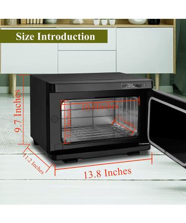 8L Hot Towel Warmer & Spa Caddy for Salon Professionals - Black - Buy Online on SooperMarket.com