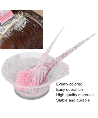3PC Hair Dye Set - Color Mixer & Tinting Brush for Home & Salon Use | Pink Hair Coloring Comb & Barber Tools - Buy Online on SooperMarket.com