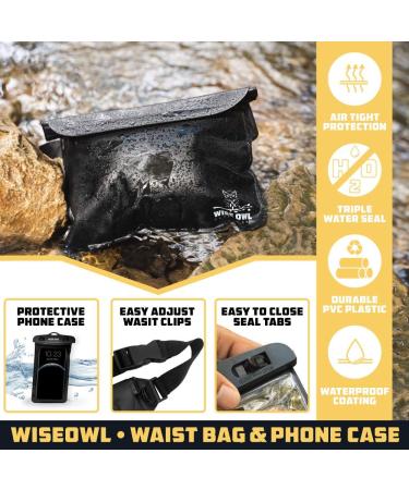 Wise Owl Outfitters Waterproof Fanny Pack and Dry Bag for Men & Women - Waist Bag and Waterproof Pouch for Beach  Boating  Swimming  Kayaking and Outdoor Water Sports - Buy Online on SooperMarket.com