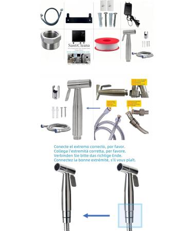 Ozone Laundry Washer System - Dual Outlets Stainless Sprayer & Blue Hose - Eco-Friendly Cleaning Solution - Buy Online on SooperMarket.com