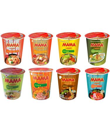 Mama Instant Noodle Cup Rice Vermicelli Pho Bo Bowl and Rice Porridge Jok Cup (Case of 20) Self Customised Assorted Flavours - Buy Online on SooperMarket.com
