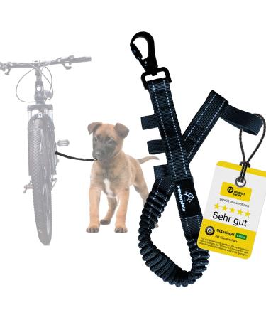 Hiking paw Bicycle line dog-optimal dog bike spacers for the city & nature-dog leash bike dog owner or bicycle holder dog-better & safer than bicycle rod
