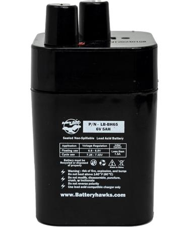6V 5AH SLA Battery - UB650 PS-650L PC640L DG6-4 for Lantern & Flashlight | International Shipping Available - Buy Online on SooperMarket.com