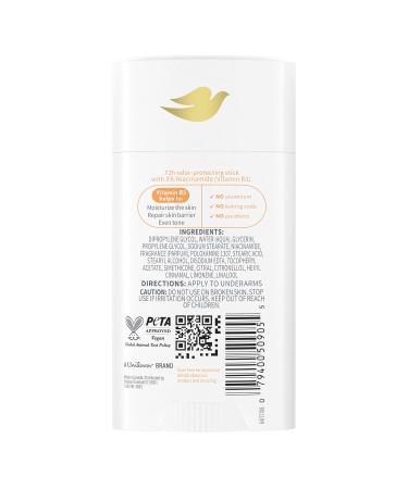 Dove VitaminCare+ Aluminum Free Deodorant Stick for 72H Odor Protection Peaches & Shea Butter Breathable Deodorant for Women 2.6 oz Peaches + Shea Butter 2.6 Ounce (Pack of 1) - Buy Online on SooperMarket.com