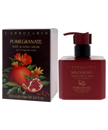 L'Erbolario Pomegranate Body & Hand Cream - Unisex 8.4 oz | Hydrating Moisturizer for Soft Skin - Buy Online on SooperMarket.com