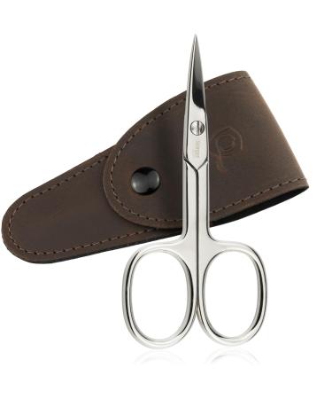 Marqus - nail scissors from Solingen straight blade including the case for exact cutting nails suitable as fingernail scissors or nail scissors footnails nail scissors - especially
