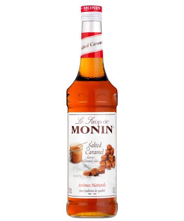 Monin Salted Caramel Syrup 70cl - Single - Cocktail Syrup Flavouring Salted Caramel 700 ml (Pack of 1)