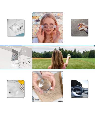 MerryNine 4 Pack Crystal Photography Kits - Lens Ball, Cube, Prism, Pyramid for Light Spectrum Art - Buy Online on SooperMarket.com