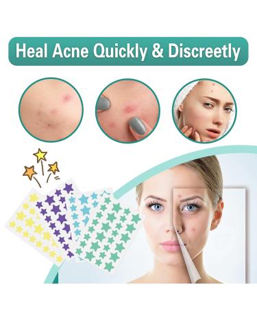 112 Counts Star-Shaped Pimple Patches - Hydrocolloid Acne Stickers for All Skin Types - Effective Pimple Patch Set - Buy Online on SooperMarket.com