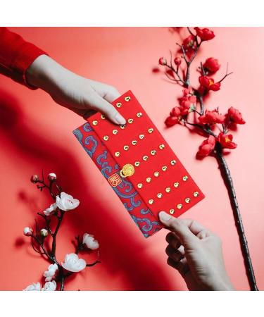 harayaa Chinese Lunar Year Red Envelope Hongbao 2024 Dragon New Year Gifts Red Packets Red Pockets for Birthday Spring Festival Rich Blue - Buy Online on SooperMarket.com