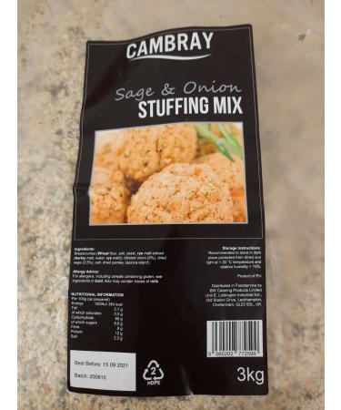 3kg Sage and Onion Stuffing Mix