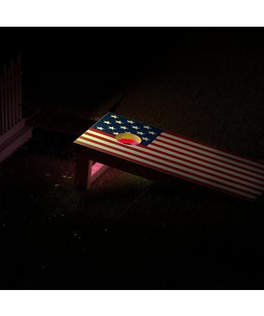 Teamaze RGB Flashing Cornhole Board Lights Set - 2 Pcs for 4ft x 2ft Boards - Perfect for Camping and Backyard Games - Buy Online on SooperMarket.com