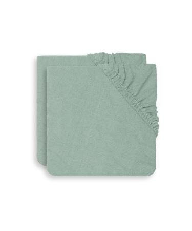Jollein 2550-503-00095 Changing Mat Terry Cloth 50x70cm Ash Green (Pack of 2) green 318 g