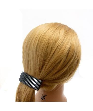 Buy Lapis Blue Serrated Hair Clip 8.8x3cm - Made in Germany | WeLoveBeads - International Shipping Available - Buy Online on SooperMarket.com
