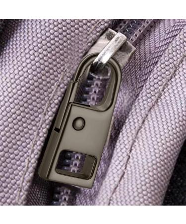 Fovolat Zipper Replacement Pull | Detachable Metal Zipper Pulls for Quick Replacement | Sturdy Removable Zipper Pulls Tab Zipper Handle Fixer for Easy Zipper Repair Black Copper - Buy Online on SooperMarket.com