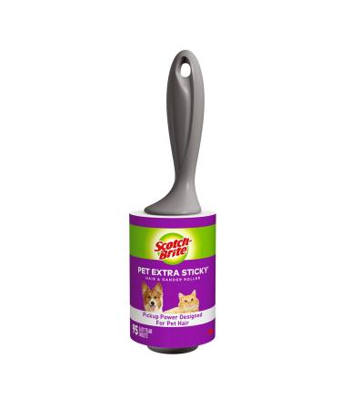 Scotch-Brite Pet Extra Sticky Hair Lint Roller, 95 Sheets