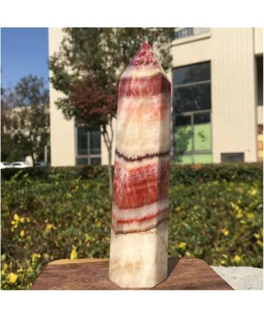 Natural Pork Stone Column Quartz Crystal Tower Point Madafascar 1pc (Size : 800-900g) - Buy Online on SooperMarket.com