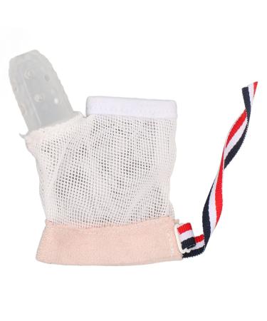 Baby-Anti-Essing gloves Plplaaoo stop the thumb sucking stop sucking gloves soft mesh silicone breathable finger-sobbing protection for babies and toddlers smaller