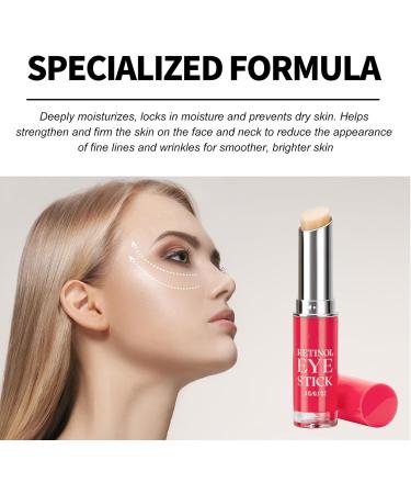 Eye Stick Reduces Wrinkles Saggy Skin Puffy Eyes Retinol Eye Cream for Dark Circles Puffiness Under Eye Bags Fine Lines Wrinkles - Buy Online on SooperMarket.com