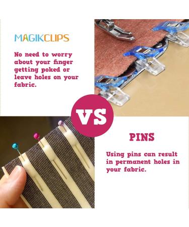 Magik Clips 100 Pack - Multicolored Sewing Clips for Quilting & Crafts in Decorative Tin - Buy Online on SooperMarket.com
