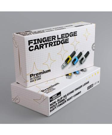 STIGMA Finger Ledge Tattoo Cartridge Needles #12(14RS) Round Shader 0.35mm - 16Pcs | Rotary Tattoo Machine Cartridges - Buy Online on SooperMarket.com