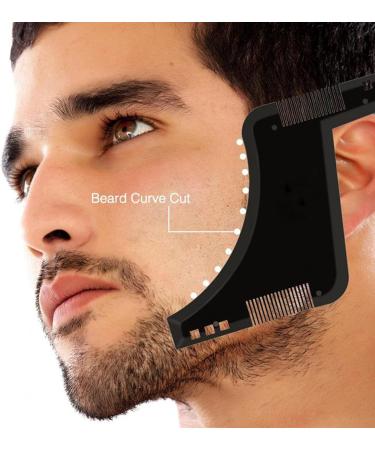 Barte Beard Template & Comb - Perfect Chin Beard Forms for Kids & Adults | International Shipping - Buy Online on SooperMarket.com