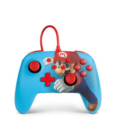 PowerA Enhanced Wired Controller for Nintendo Switch Mario Punch Gamepad Wired Video Game Controller Gaming Controller