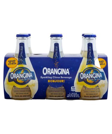 Orangina Citrus Sparkling Juice Beverage - Original French Recipe - 18 Bottles (8.5 oz) - No Artificial Ingredients - Buy Online on SooperMarket.com