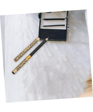 BELLIFFY 2pcs Eyebrow Pencil Brush Gel Black Eyebrow Pencil and Brush Black Eyeliner Pen Puff Eyebrown 1 count (Pack of 1) Black - Buy Online on SooperMarket.com