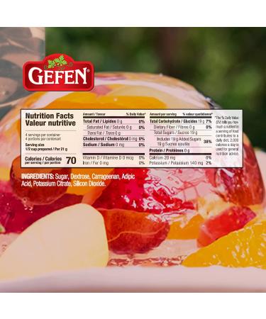 Gefen Clear Unflavored Jello 3oz - Gelatin Dessert Mix for Baking and Cooking - Buy Online on SooperMarket.com