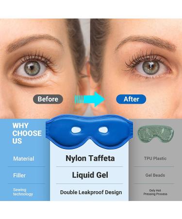 Reusable Gel Eye Mask | Cooling Eye Mask for Puffy Eyes & Migraine Headache Relief - Buy Online on SooperMarket.com