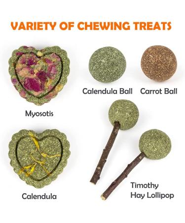 Natural Timothy Hay Sticks for Small Pets - Handmade Rabbit & Guinea Pig Toys - Buy Online on SooperMarket.com