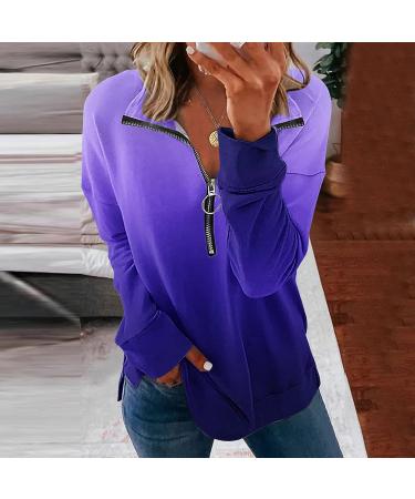 Christmas Women's Color Block Sweatshirt - Purple X-Large | Long Sleeve Crewneck Sweater - Buy Online on SooperMarket.com