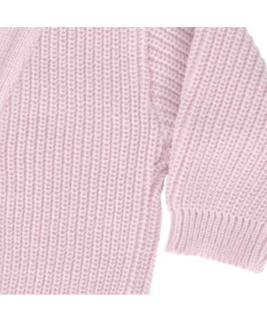 Premature Baby Knitted Cardigan | Pink Ribbed Knitwear for Boys & Girls | Made in Portugal | 0-3 Months - Buy Online on SooperMarket.com