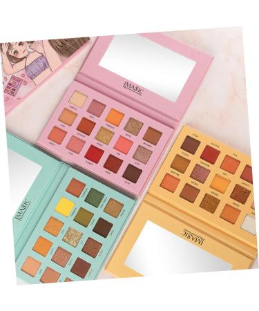 CANIGHT 1pc 15 Cosmetic Pallet Compact Glitter Eye Eye Shadow Green - Buy Online on SooperMarket.com
