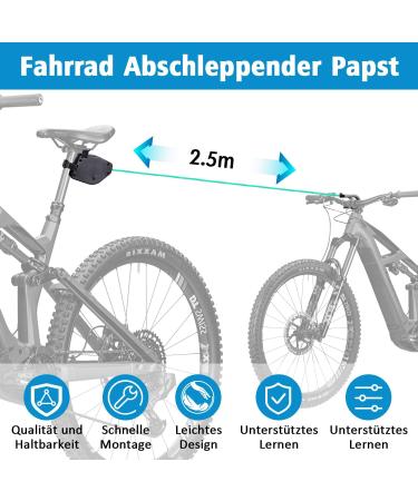 Fivava Bicycle Tow Rope for Children - Retractable Traction Rope for MTB & Bike Training - Buy Online on SooperMarket.com